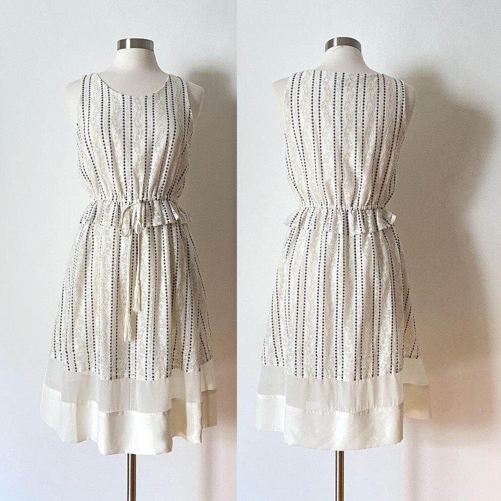 Candela Off-White Breslin Dress
